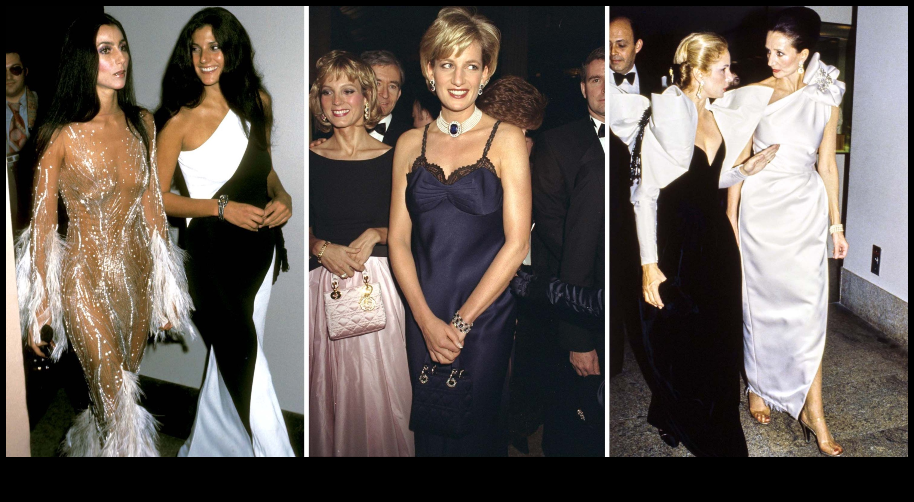 Vintage glamūrs uz Sarkanā paklāja Atskats uz krāšņo Gala 4 Krāšņas svinības: retro tērpi uzkāpjot uz Sarkanā paklāja