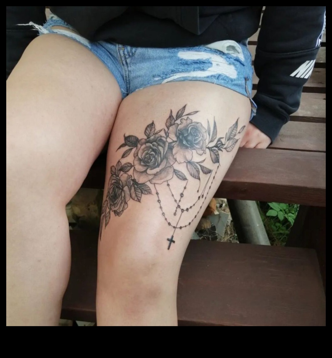 Izteiksmīgs audekls: paceliet stilu ar drosmīgiem kāju tetovējumiem