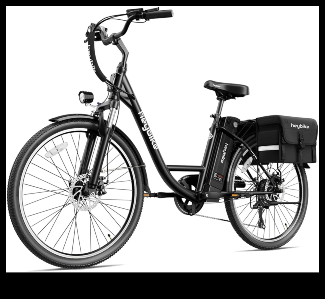 Pilsētas ainava brauc ar stilīgiem velosipēdiem pilsētas izpētei 2 Pilsētas ainavas braucieni: pārvietošanās pilsētas telpās ar stilīgiem velosipēdiem