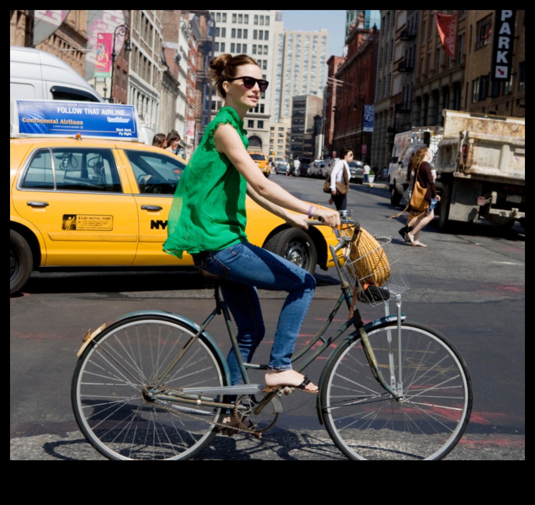 Riteņbraukšanas stils Modes paziņojums, kas arī ir funkcionāls 2 Riteņbraukšanas stils: modes un funkcionalitātes apvienojums uz velosipēdiem